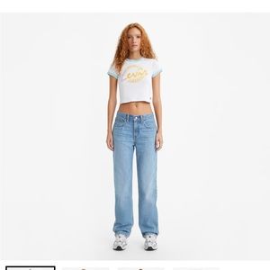Low pro straight Levi’s jeans